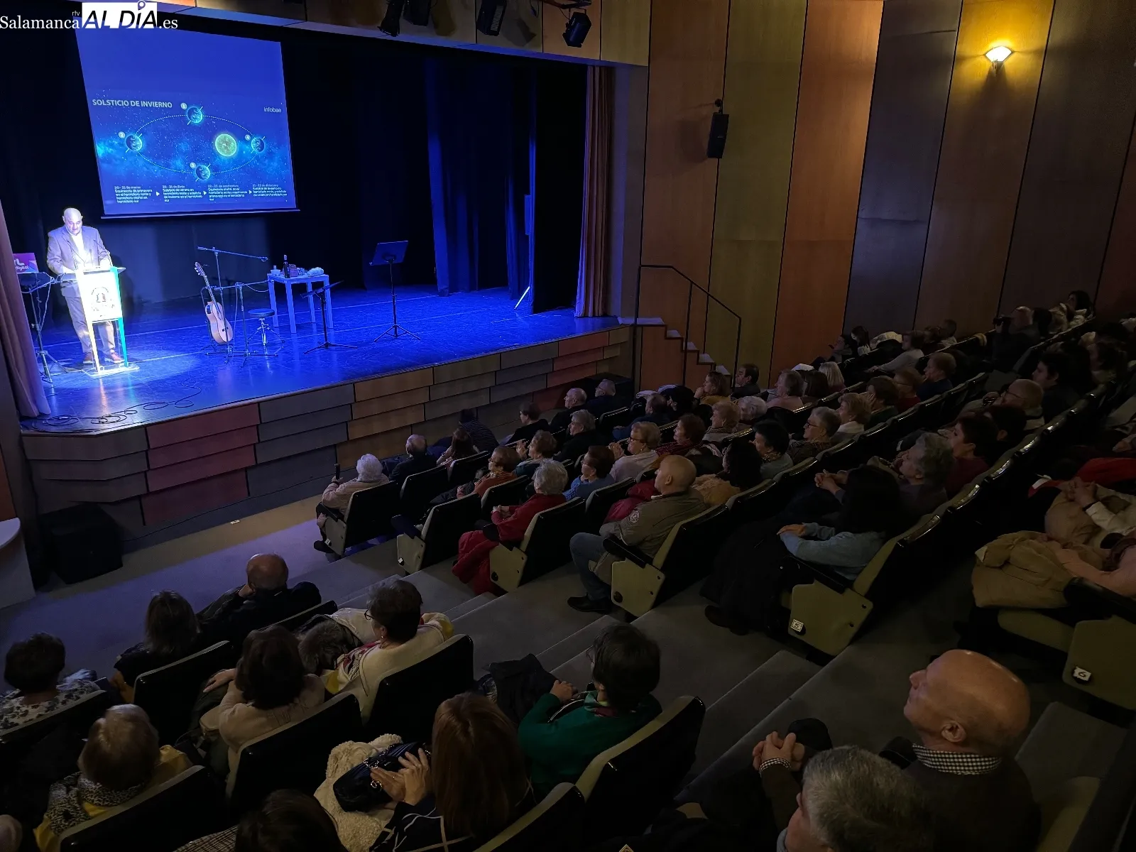 La actividad Tañidos tenía lugar en el teatro del CDS