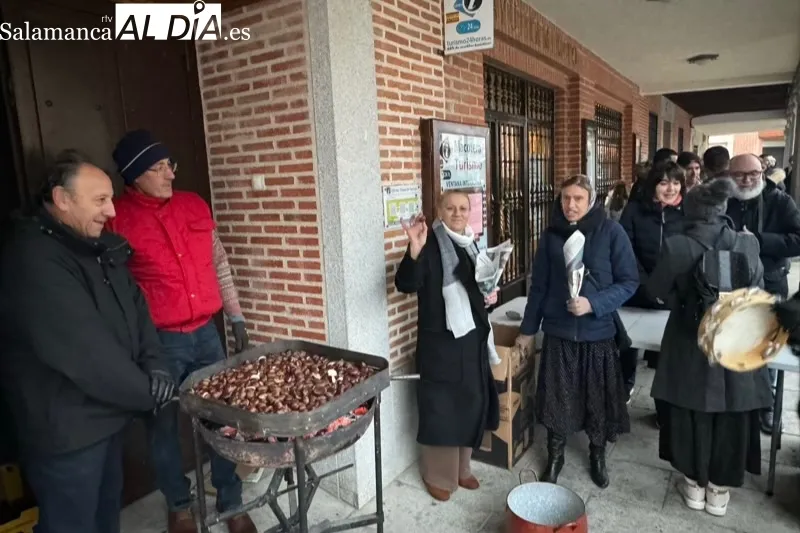 Macotera celebraba una animada castañada este sábado