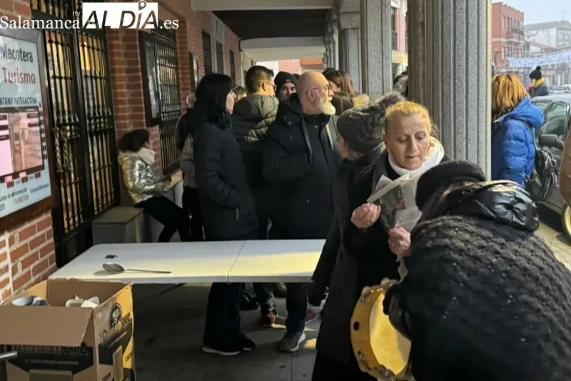 Macotera celebraba una animada castañada este sábado
