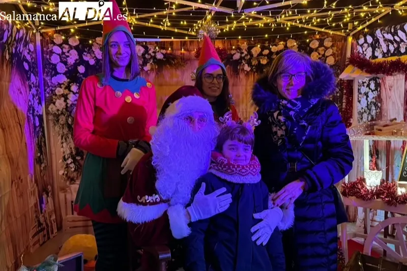 Papa Noel vivía un multitudinario recibimiento en Peñaranda
