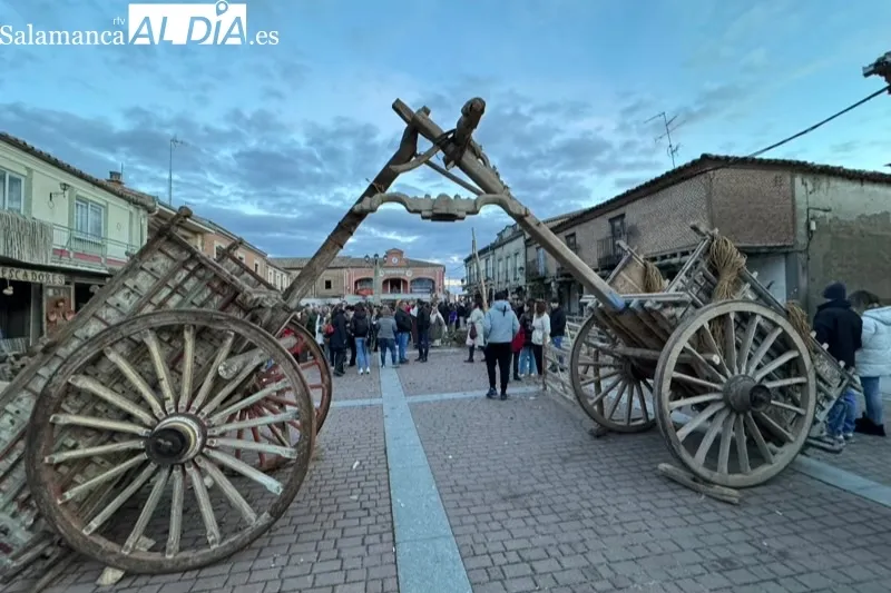 Santiago de la Puebla representaba este sábado su Belén Viviente