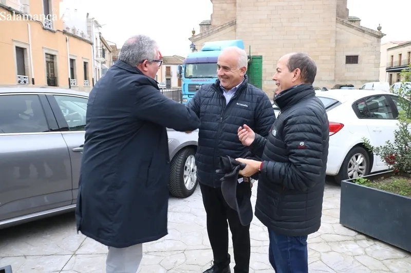 Al acto asistieron la mayoría de alcaldes de los 15 municipios mancomunados en Centro Duero / CORRAL