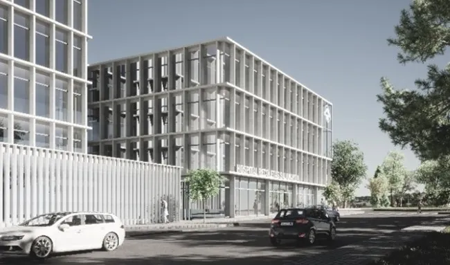Maqueta del nuevo Hospital que se va a construir en Carbajosa