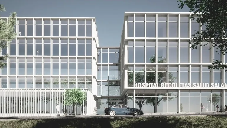 Maqueta del nuevo Hospital que se va a construir en Carbajosa