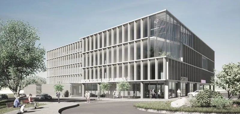 Maqueta del nuevo Hospital que se va a construir en Carbajosa