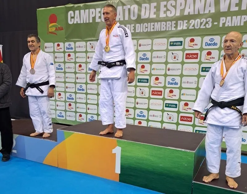 Salmantinos ganadores en el Campeonato de España de Judo de veteranos.