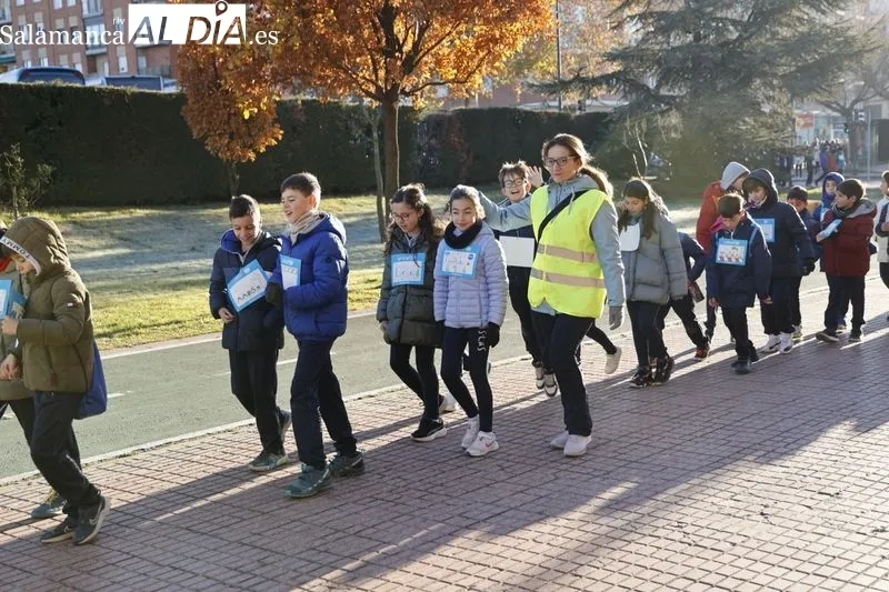 Marcha de Navidad Solidaria del Colegio Maristas. Foto de David Sañudo