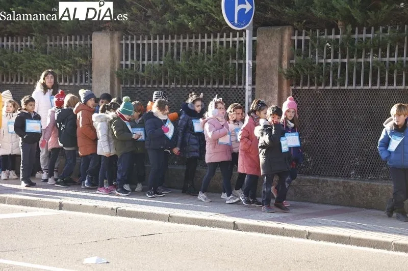 Marcha de Navidad Solidaria del Colegio Maristas. Foto de David Sañudo