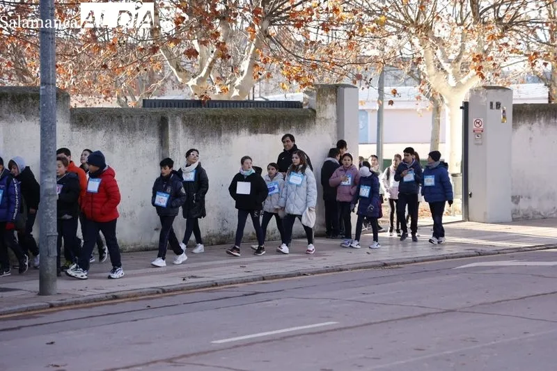 Marcha de Navidad Solidaria del Colegio Maristas. Foto de David Sañudo