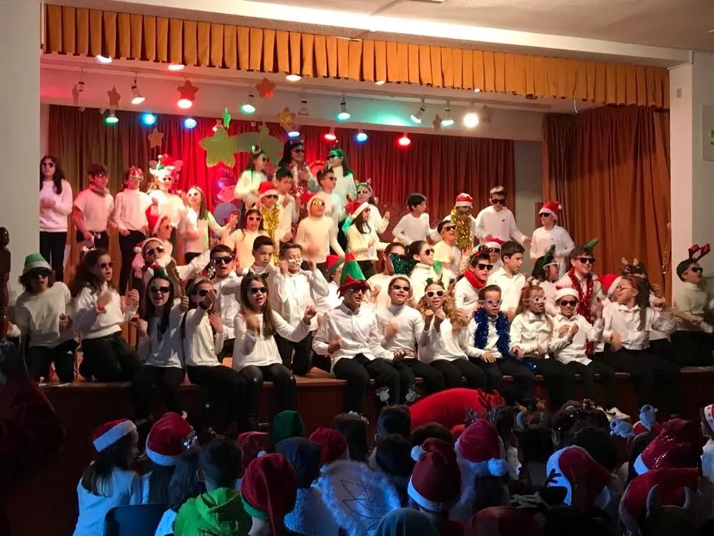 Celebraciones navideñas en el Colegio San Juan Bosco.