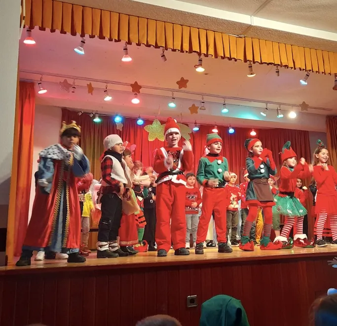 Celebraciones navideñas en el Colegio San Juan Bosco.