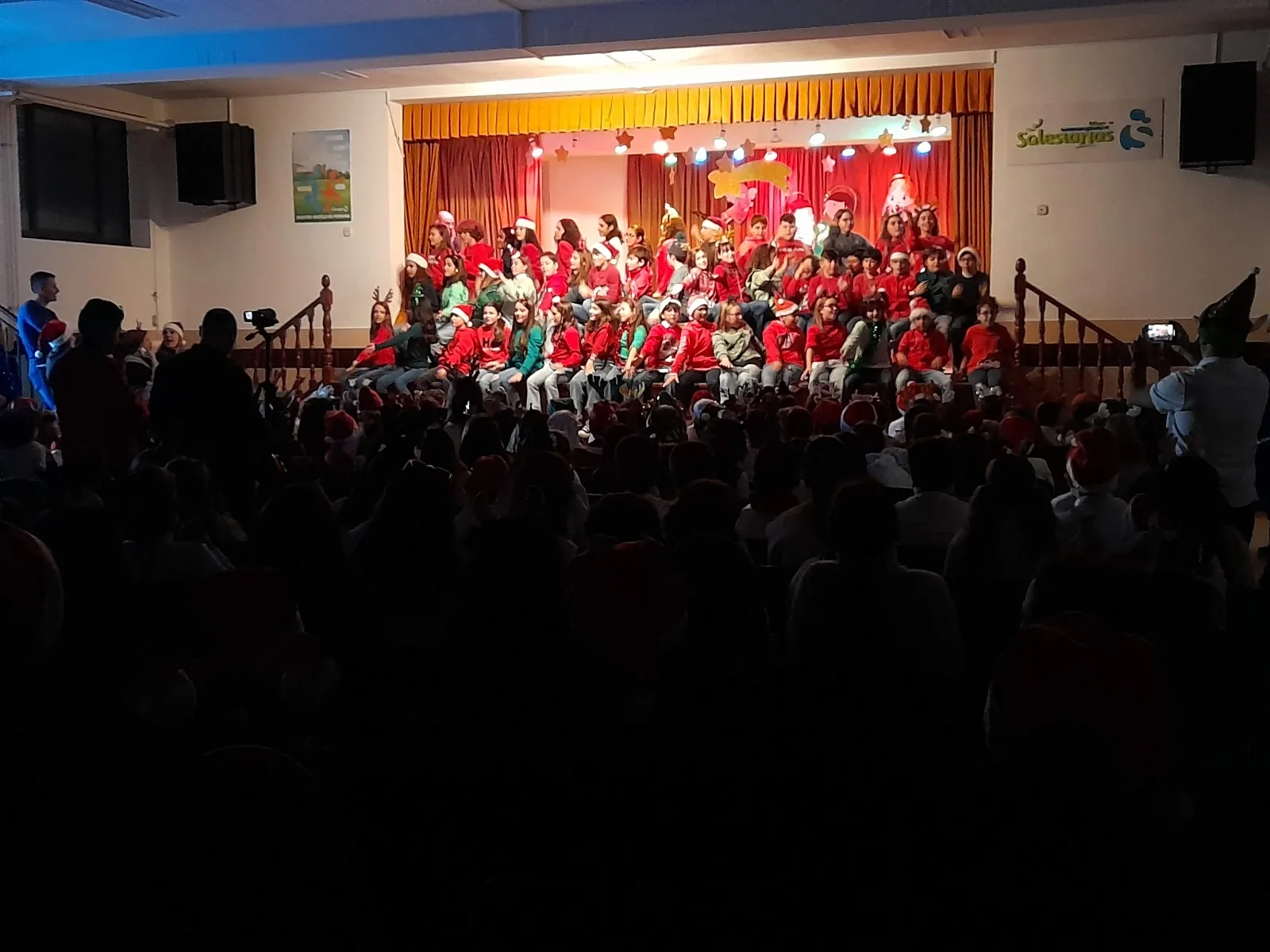 Celebraciones navideñas en el Colegio San Juan Bosco.
