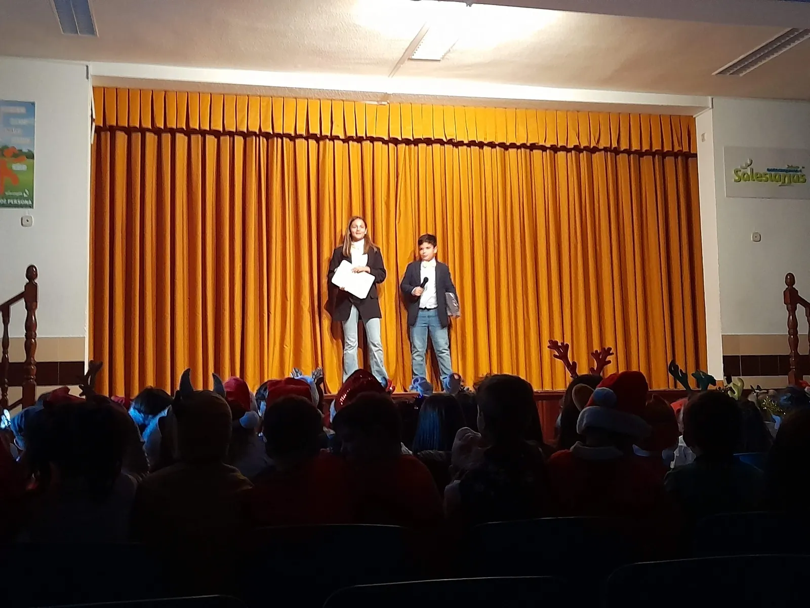 Celebraciones navideñas en el Colegio San Juan Bosco.