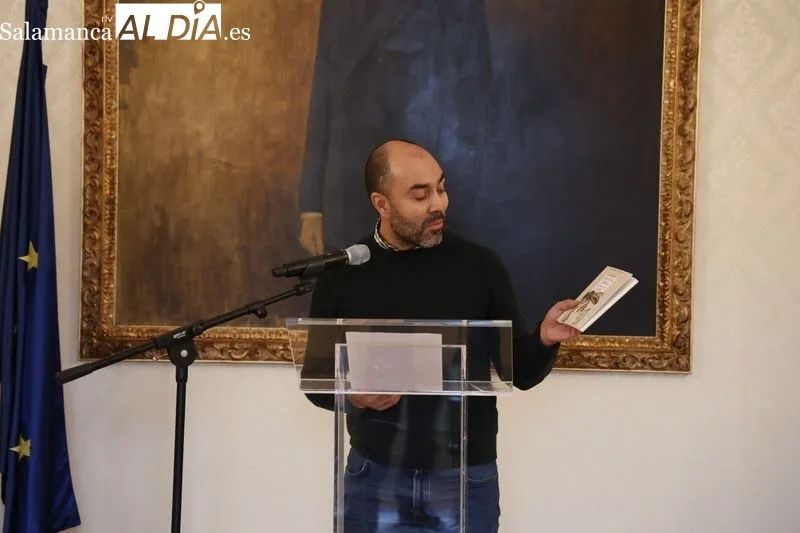 Entrega de los Premios Ciudad de Salamanca de Novela y Poesía de la edición 2023 en el Ayuntamiento. Foto de David Sañudo