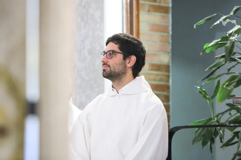 Pablo Bernal, en su ordenación como diácono.