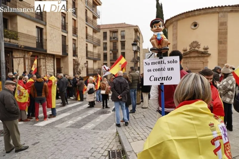 Manifestación de Vox el Día de la Constitución en la cuesta de San Blas. Fotos: David Sañudo.