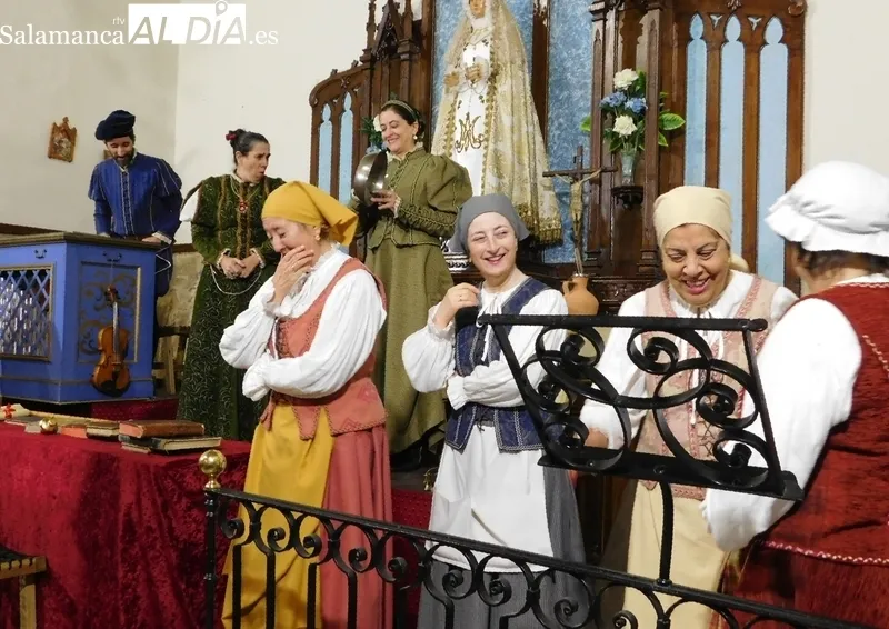 Representación de la obra 'Buscando a Nebrija', en Villavieja de Yeltes 