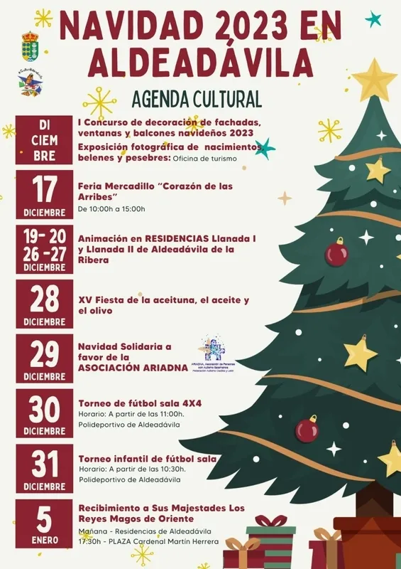 Foto 2 - 'Aldead&aacute;vila Solidaria' y la Fiesta de la Aceituna, reclamos navide&ntilde;os en Aldead&aacute;vila