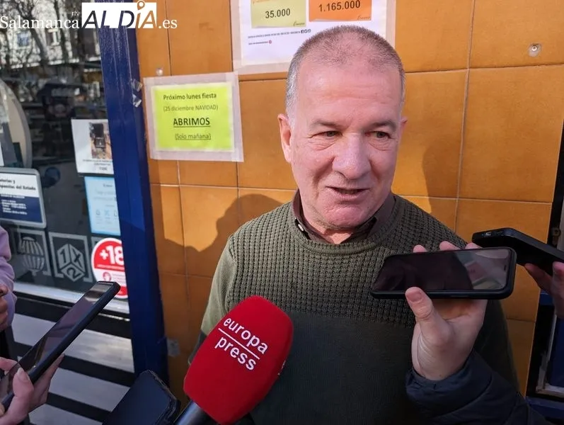 Foto 2 - &iexcl;El Gordo llega a Salamanca, Guijuelo y Pe&ntilde;aranda! "Estoy en una nube", aseguran desde la administraci&oacute;n
