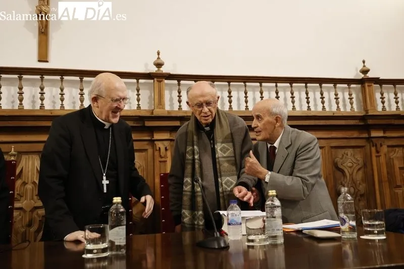 Presentación en la UPSA de la antología-homenaje ‘La Iglesia del Señor’, de Carlos Osoro Sierra, arzobispo emérito de Madrid. Foto de David Sañudo