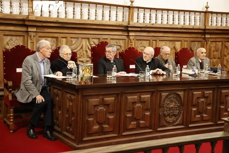 Presentación en la UPSA de la antología-homenaje ‘La Iglesia del Señor’, de Carlos Osoro Sierra, arzobispo emérito de Madrid. Foto de David Sañudo