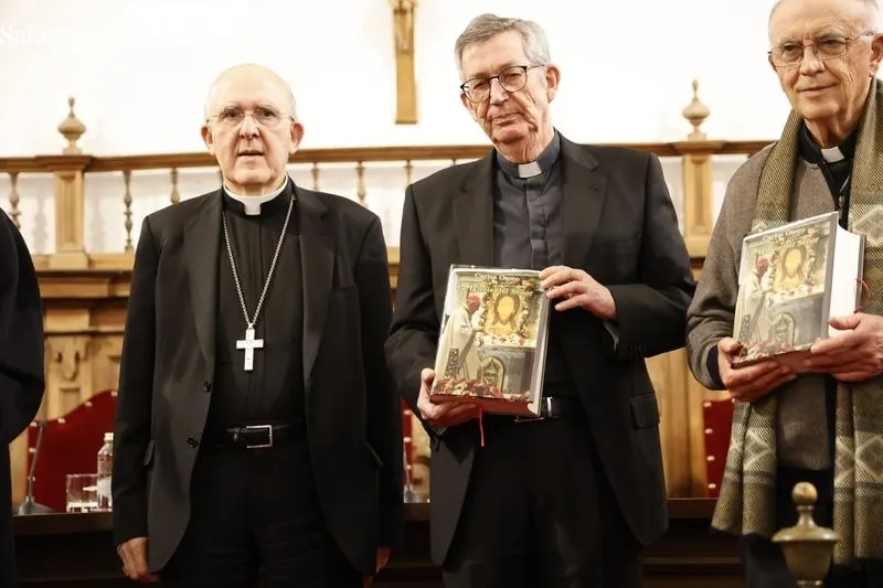 Presentación en la UPSA de la antología-homenaje ‘La Iglesia del Señor’, de Carlos Osoro Sierra, arzobispo emérito de Madrid. Foto de David Sañudo