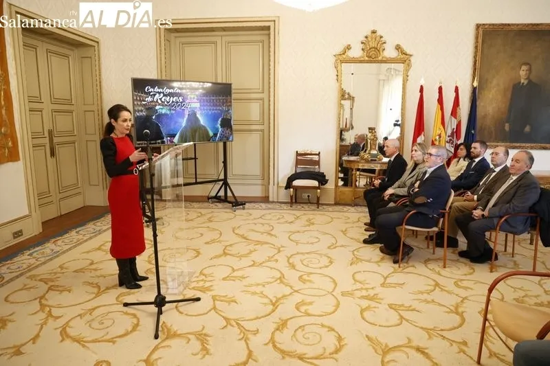 Presentación de la Cabalgata de Reyes en el Ayuntamiento de Salamanca. Foto de David Sañudo