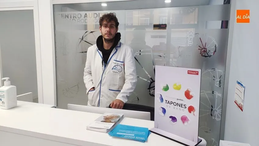 Alejandro Sánchez, Audioprotesista responsable del Centro Auditivo Ciudad Rodrigo