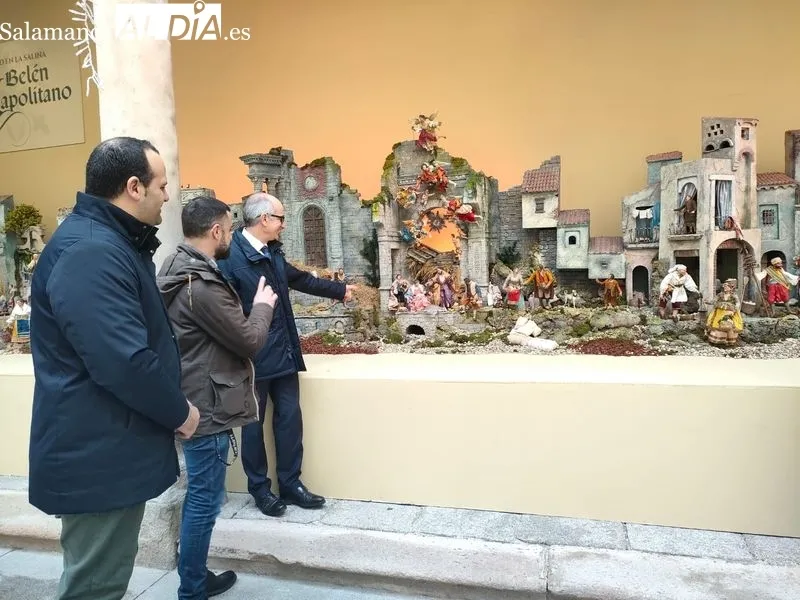 Belén de la Diputación de Salamanca en el Patio de La Salina. Fotos: Rosa M. García