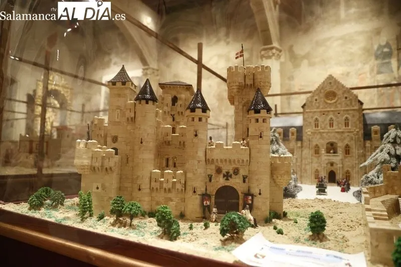 Exposición “Construyendo en miniatura”, organizada por la Asociación Exin Castillos y West, en el Museo de Pintura Medieval de Santa Clara. Foto de David Sañudo
