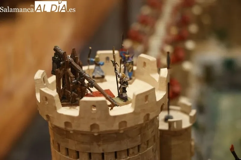 Exposición “Construyendo en miniatura”, organizada por la Asociación Exin Castillos y West, en el Museo de Pintura Medieval de Santa Clara. Foto de David Sañudo