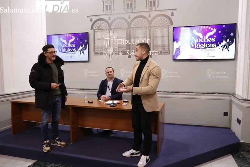 Presentación en la Diputación de esta programación de espectáculos de magia. Foto de David Sañudo