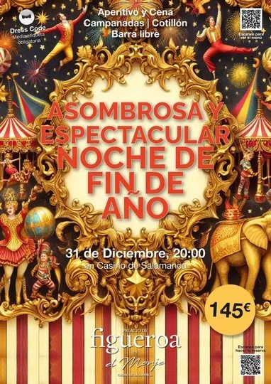 Esta es la programación del Casino de Salamanca para el mes de diciembre