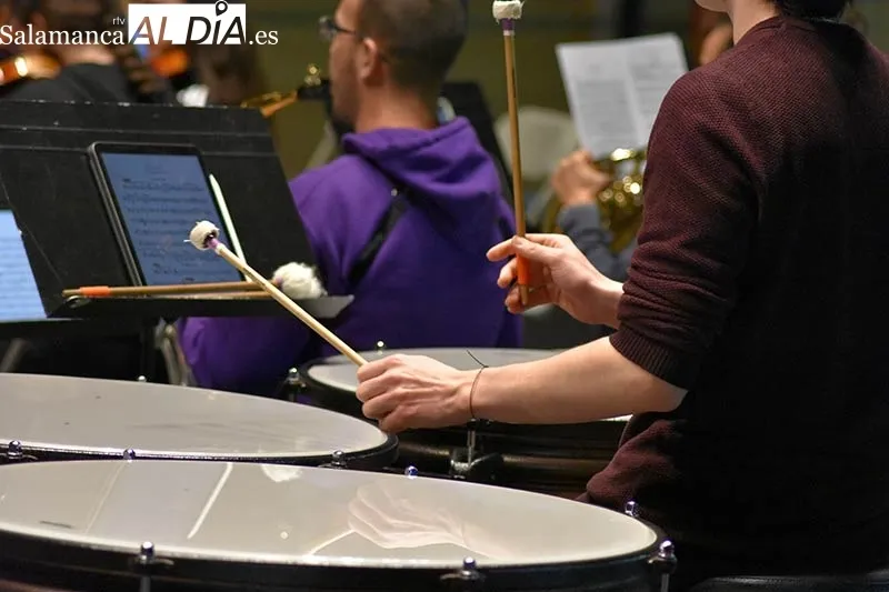 Ensayo de la Joven Orquesta Sinfónica Ciudad de Salamanca. Foto FerCyborg