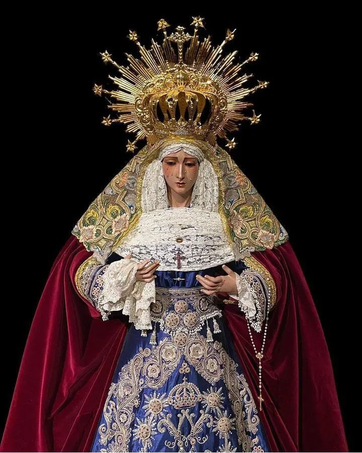 La Virgen de la Esperanza. | Fotos: Hermandad Dominicana