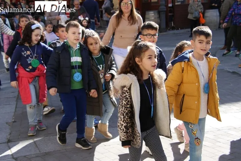 Foto 3 - Centros educativos de Alba de Tormes se suman al D&iacute;a Escolar de la No Violencia y la Paz
