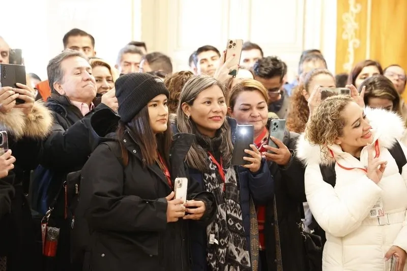 El alcalde recibe a participantes en la LII edición de los Cursos de Especialización en Derecho | FOTOS: David Sañudo 