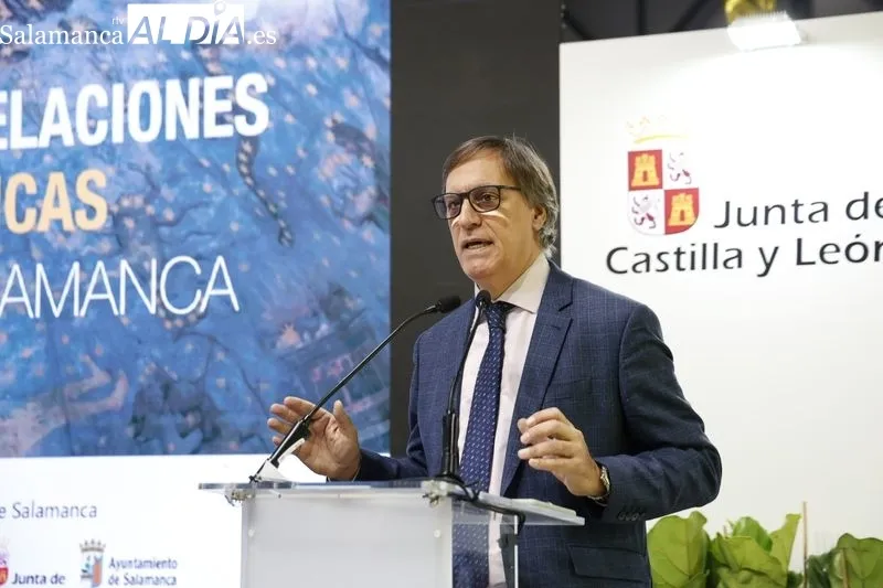Carbayo durante su intervención en FITUR | FOTOS: David Sañudo 