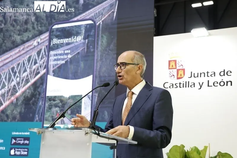 Javier Iglesias, en su intervención en FITUR | FOTOS: David Sañudo 
