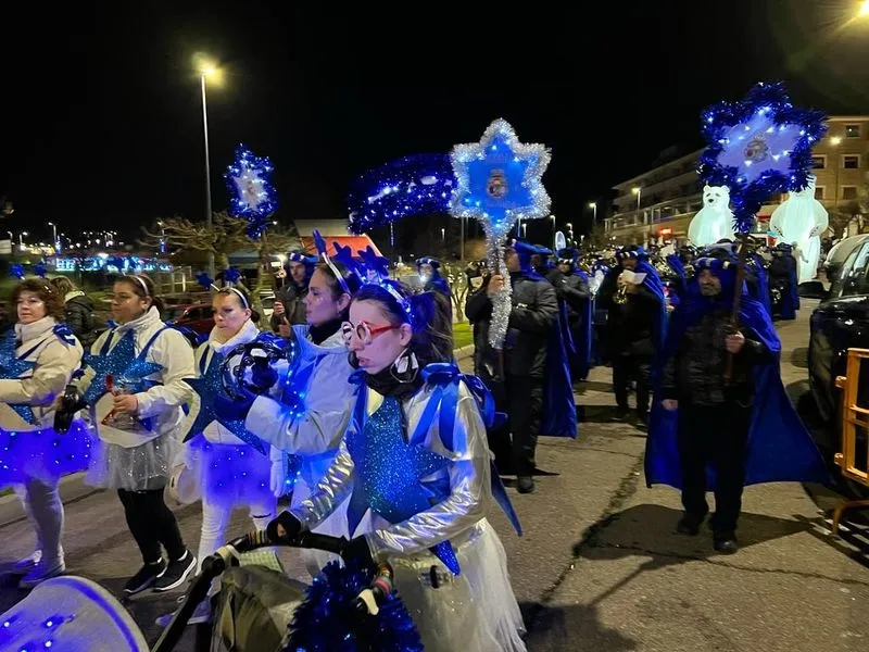 Cabalgata de los Reyes Magos en Carbajosa de la Sagrada. 