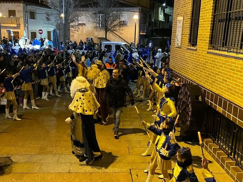 Cabalgata de los Reyes Magos en Carbajosa de la Sagrada. 