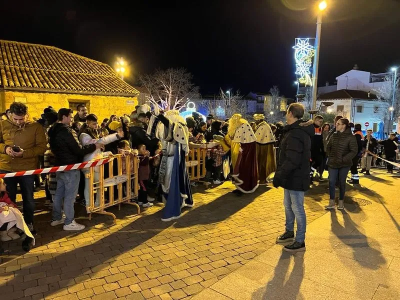 Cabalgata de los Reyes Magos en Carbajosa de la Sagrada. 