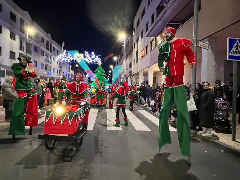 Cabalgata de los Reyes Magos en Carbajosa de la Sagrada. 