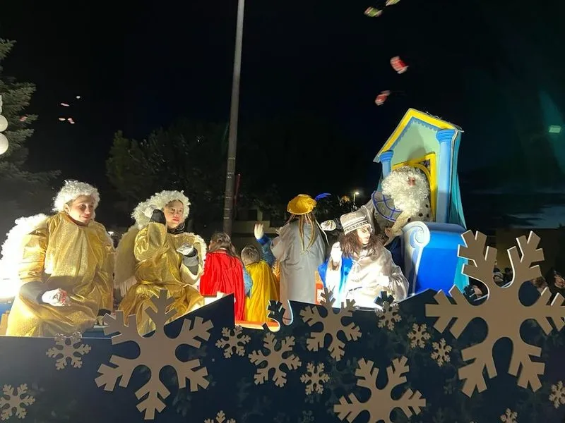 Cabalgata de los Reyes Magos en Carbajosa de la Sagrada. 