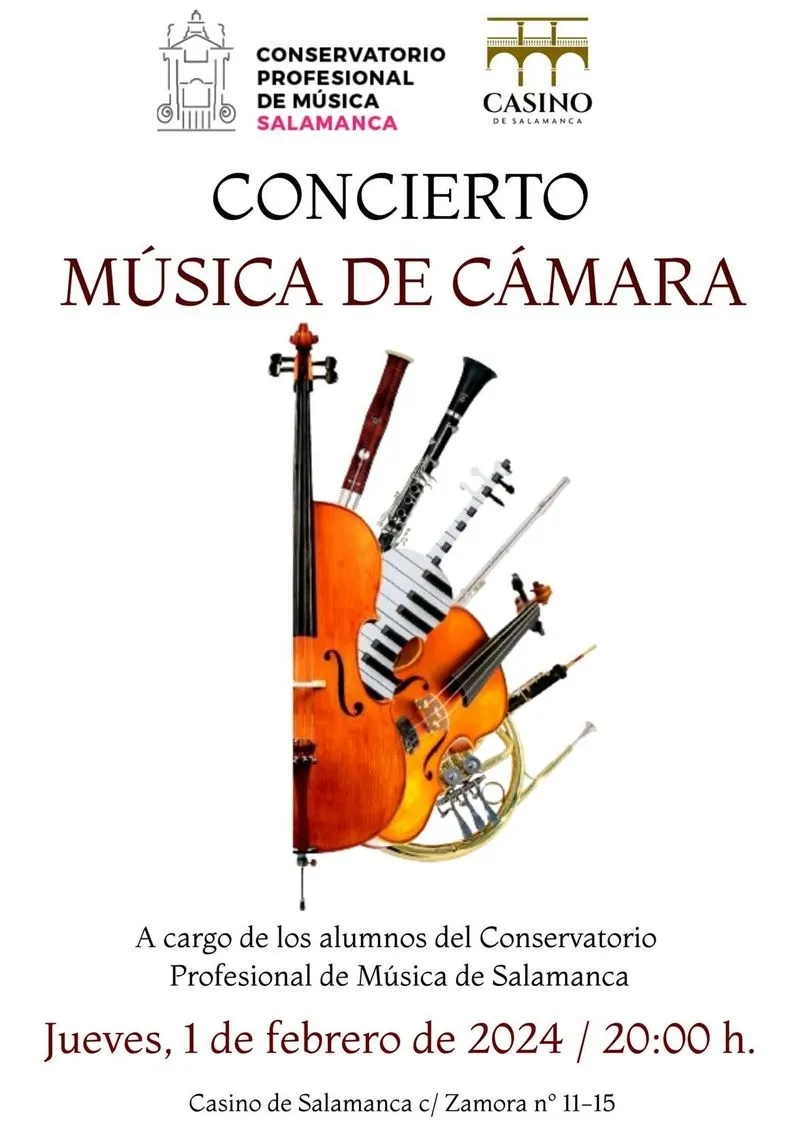 Eventos culturales en el Casino de Salamanca este febrero