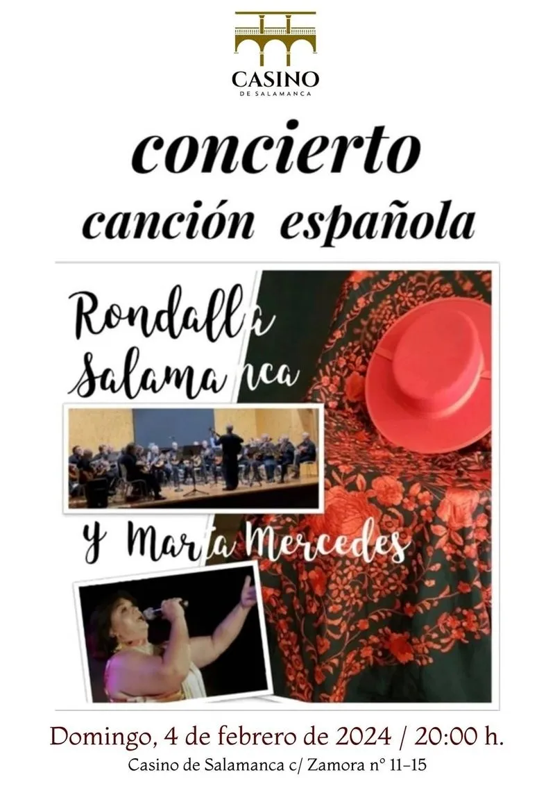 Eventos culturales en el Casino de Salamanca este febrero