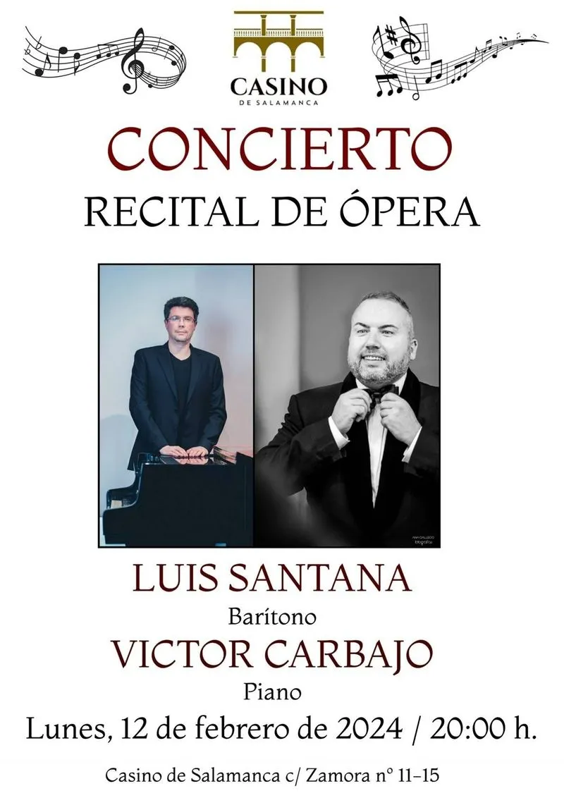 Eventos culturales en el Casino de Salamanca este febrero