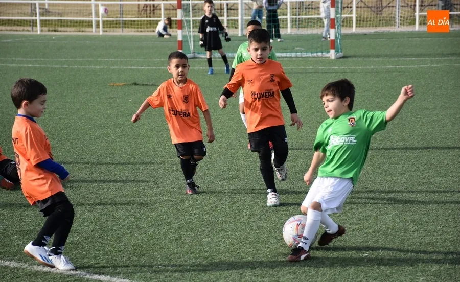 Foto 3 - El Ciudad Rodrigo CF da el pitido inicial a su novedosa Liga Comarcal Prebenjam&iacute;n