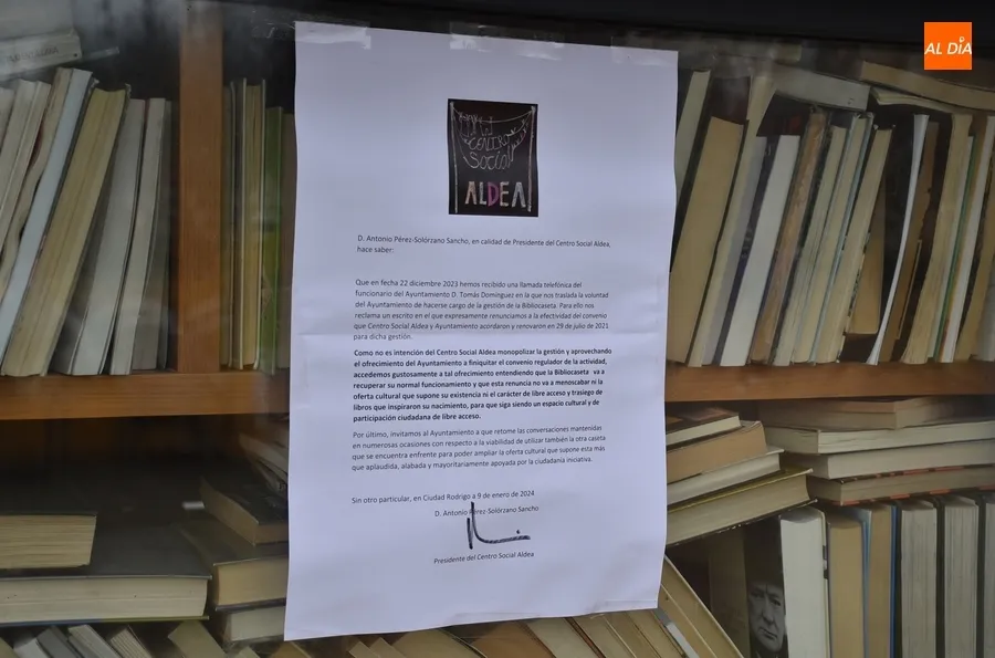 Foto 2 - El Centro Social Aldea renuncia a continuar gestionando la Bibliocaseta