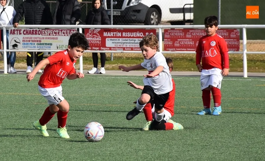 Foto 8 - Doblete de c&oacute;modas victorias del Prebenjam&iacute;n y el Infantil del Ciudad Rodrigo